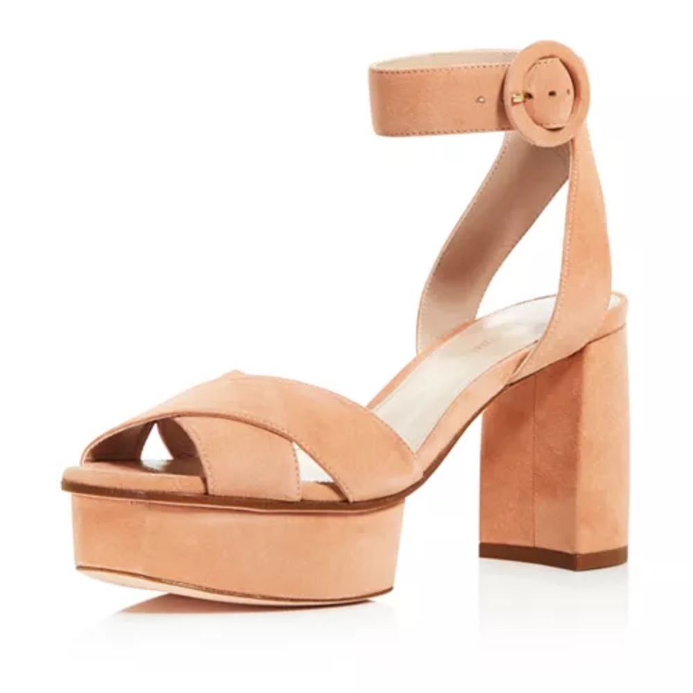 STUART WEITZMAN CARMINA Block Heel Sandal 8.5